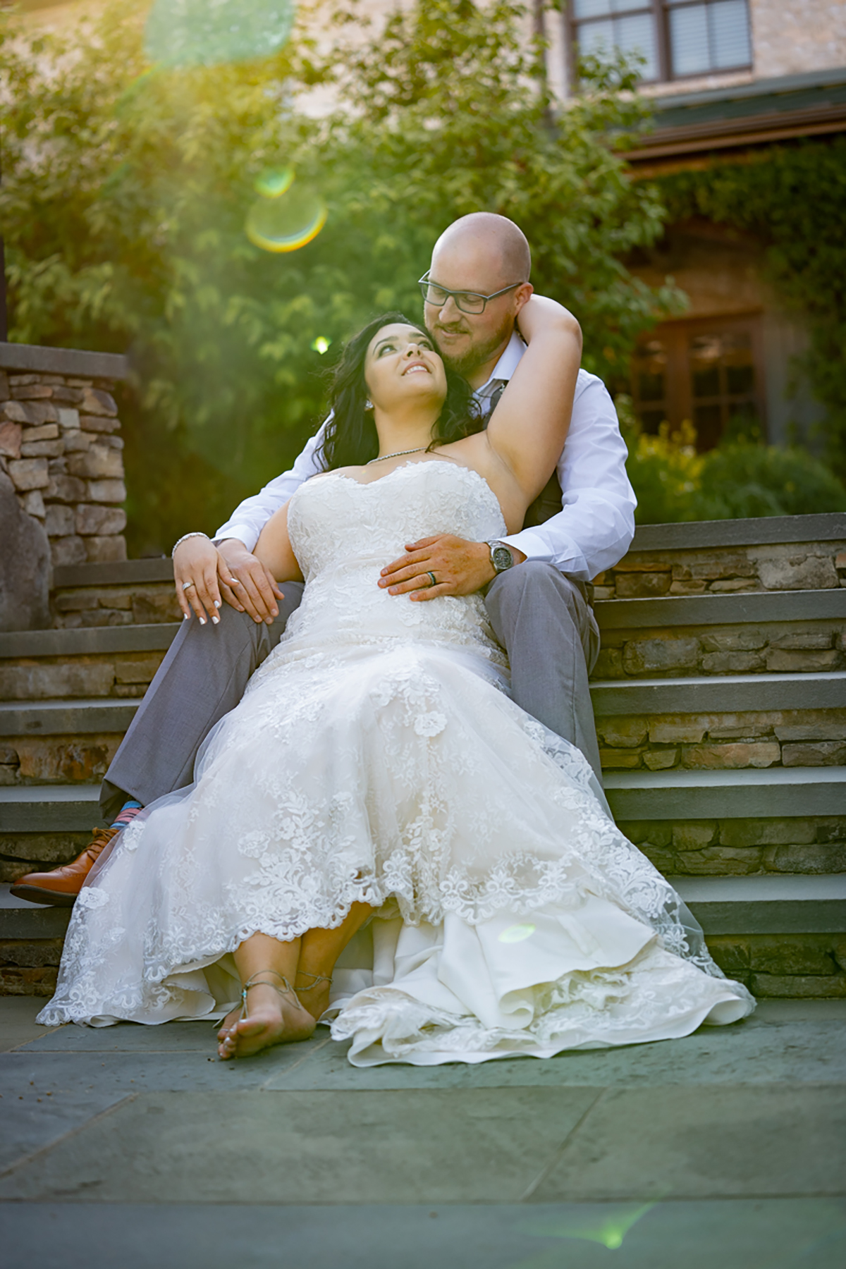 Steve & Brinan Wedding Portrait Winston-Salem NC